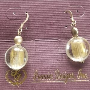 Premier Designs Gold Sphere Earrings